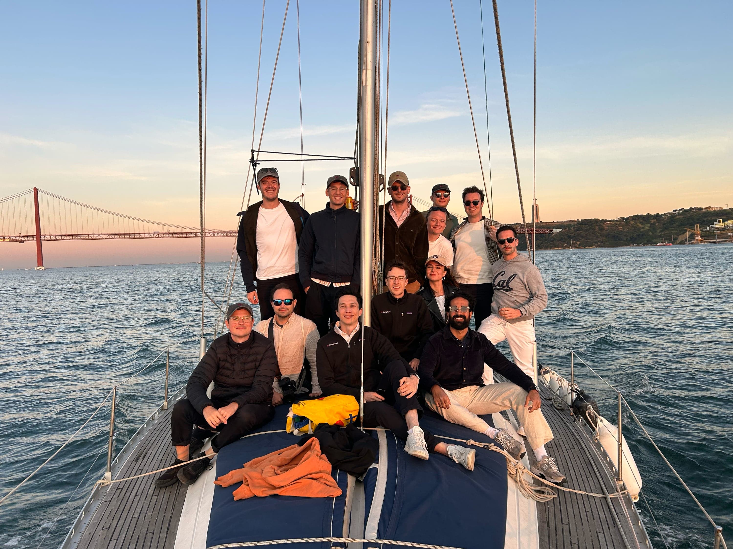 Langfuse team together in Portugal, September 2025